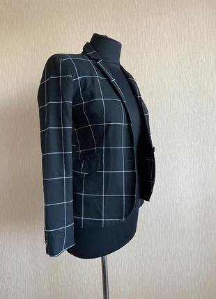 Пиджак жакет классический чёрный2 фото
