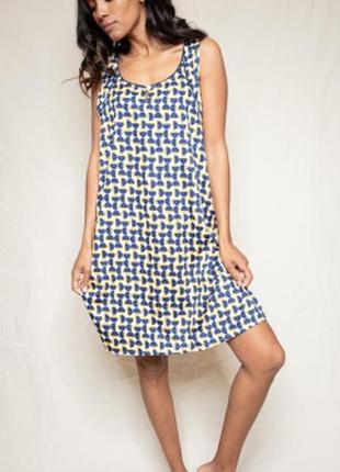 Сорочка з геометричним принтом fable&eve chelsea 1581 2