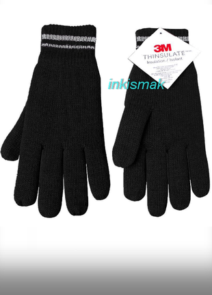 Теплые перчатки с 3m thinsulate c&a размер l