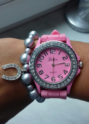 Нові стильні 💗яскраві наручний годинник 💗силіконові годинник1 фото