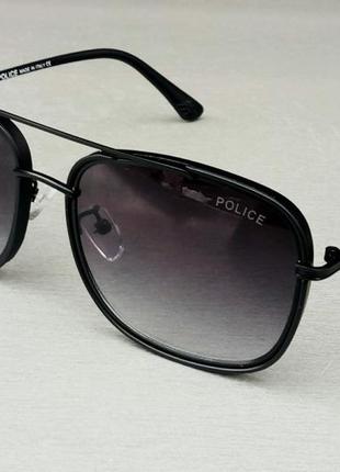 Police сильные солнцезащитные очки унисекс черные с градиентом1 фото