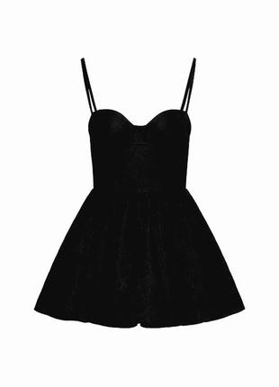 Маленькое черное платье базовое платье s-m2 фото