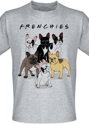 Футболка frenchies - friends (меланж)