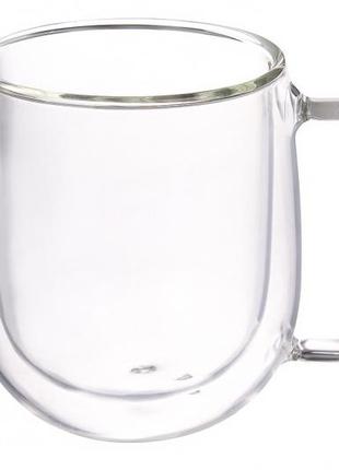 Чашка скляна з подвійним дном 250ml 671-200