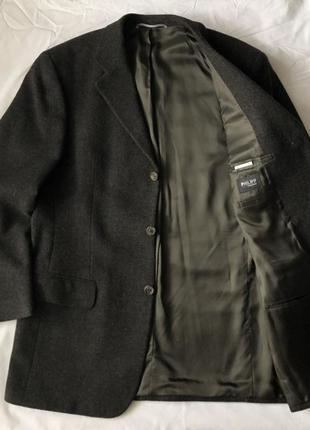 Шерстяной пиджак philipp. шерсть 100%