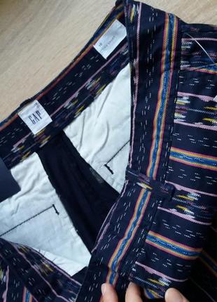 Оригинальные фирменные шорты gap короткие разноцветные полоска5 фото