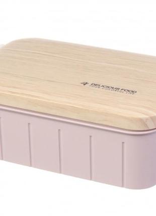 Ланч-бокс розовый 64-21-205