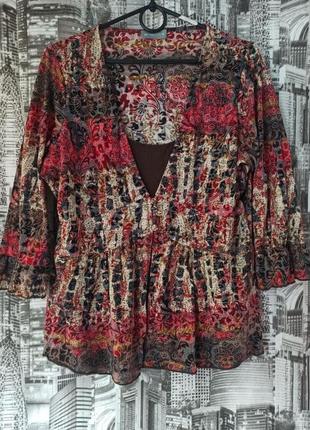 Кофточка блуза розмір 50-52