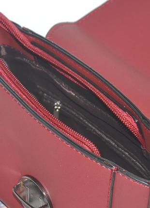 Женский каркасный клатч 01546298387967red красный