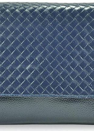 Женский кожаный клатч 2053 синий
