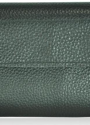 Шкіряний клатч-гаманець fku-16 чорний