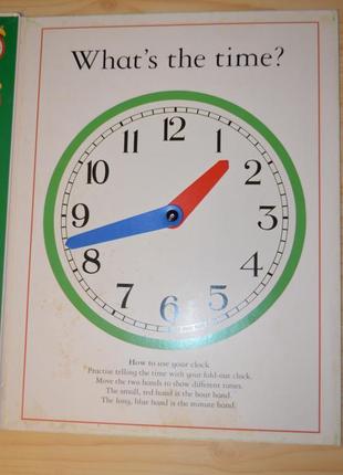 My first book of time, детская книга на английском9 фото