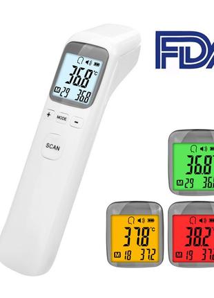 Бесконтактный инфракрасный термометр медицинский градусник sct ck-t1502 для тела и поверхности + батарейки