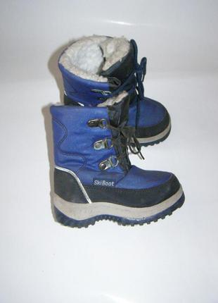 14 см зимние детские сапоги дутики сноубутсы ski boot