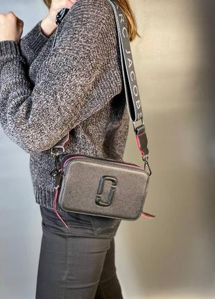 Сумка marc jacobs black red line