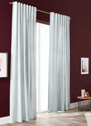 Шикарний багатий комплект оксамитових штор, з щільної тканини meradiso блекаут