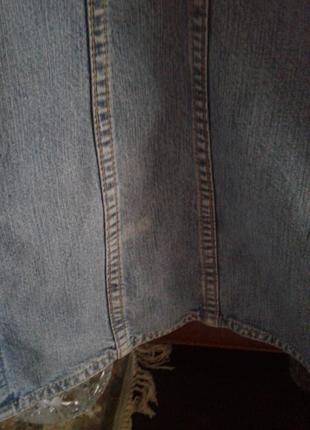 Брендовое джинсовое платье - рубашка без рукавов десятиклинка мини replay италия10 фото