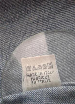 Брендовое джинсовое платье - рубашка без рукавов десятиклинка мини replay италия9 фото