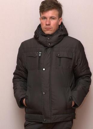 Куртка чоловіча зимова black cyclone