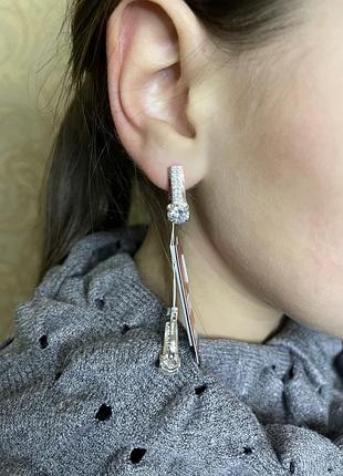 Серебряные серьги