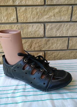 Туфлі жіночі літні з регулюванням повноти шнурівкою sunfine