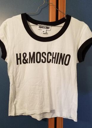 Футболка h&m × moschino original.