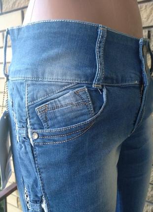 Джинсы женские джинсовые стрейчевые by zerga, турция5 фото