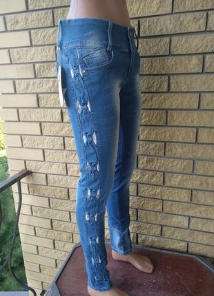 Джинсы женские джинсовые стрейчевые by zerga, турция4 фото