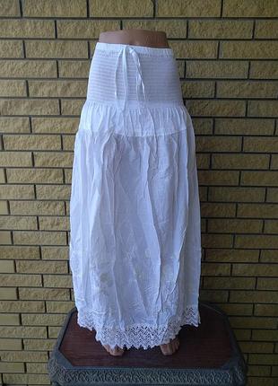 Юбка-сарафан летняя в пол коттоновая fashion