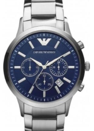 Emporio armani ar2448, оригинал  мужские часы со стальным браслетом