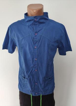 Рубашка мужская летняя коттоновая стрейчевая брендовая высокого качества weawer, турция