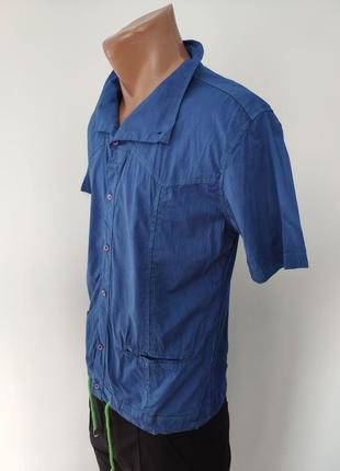 Рубашка мужская летняя коттоновая стрейчевая брендовая высокого качества weawer, турция3 фото