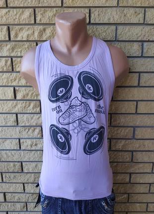 Футболка, майка-борцовка мужская nn, турция