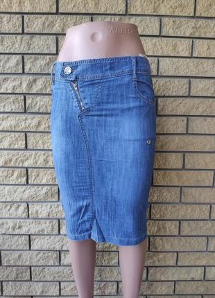 Спідниця жіноча джинсова  з високою посадкою zdw, туреччина