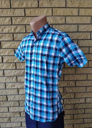 Рубашка мужская летняя коттоновая  высокого качества xenon, турция2 фото