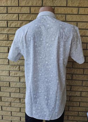 Рубашка мужская летняя коттоновая брендовая высокого качества marco arma, турция5 фото