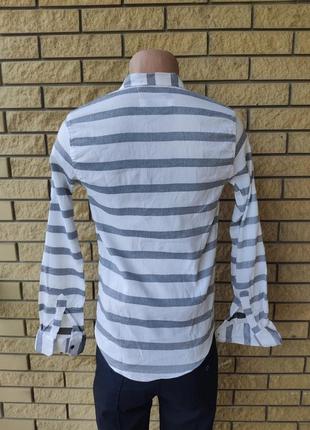 Рубашка мужская коттоновая стрейчевая брендовая высокого качества rewinss, турция