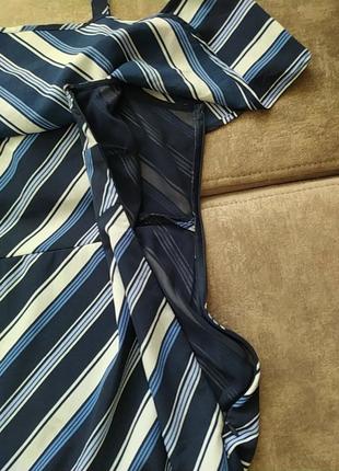 Сукня жіноча літнє в смужку3 фото