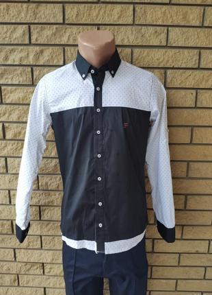 Сорочка чоловіча коттоновая брендовий високої якості jff, туреччина