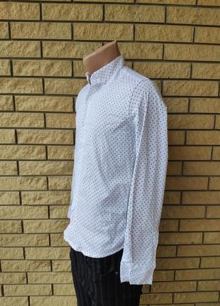Рубашка мужская коттоновая брендовая высокого качества, маленький размер face&face, турция2 фото
