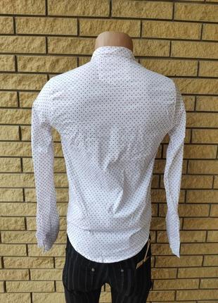 Рубашка мужская коттоновая брендовая высокого качества, маленький размер face&face, турция4 фото