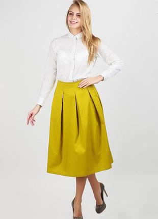 Спідниця жіноча коттоновая дизайнерська високої якості ennyme, україна(арбер)