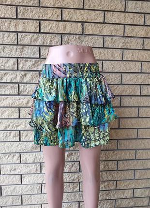 Юбка летняя в пол шифоновая zeroni