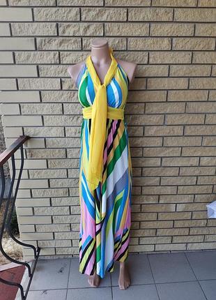 Сарафан  one she в пол, есть большие размеры, ткань масло