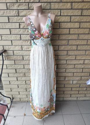 Сарафан шифоновый длинный, в пол, есть большие размеры whole forks, турция