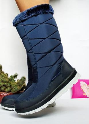 ❄️ жіночі зимові чоботи дутіки3 фото