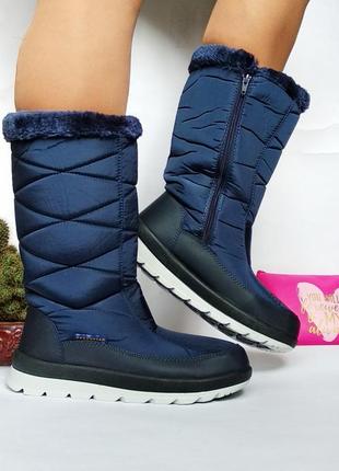 ❄️ жіночі зимові чоботи дутіки4 фото