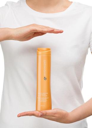 Satinique™ увлажняющий шампунь для разглаживания волос (280 мл)3 фото