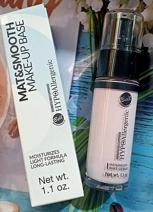 База під макіяж bell hypo allergenic mat&smooth make-up base