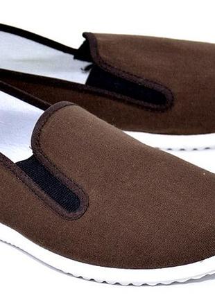 Мокасины, слипоны, эспадрильи унисекс, большие размеры на широкую ногу active